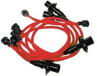 Ignition Lead Set Cal Look In Red 